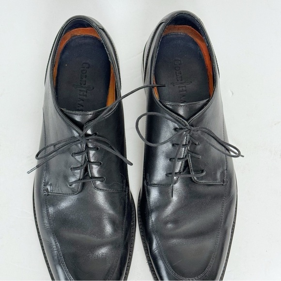 Cole Haan Men\'s Lenox Hill Black Leather Split-Toe Oxford Sz 10 main image 5